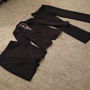 Black business suit set